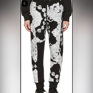 McQ by Alexander McQueen Black and White Sweatpants